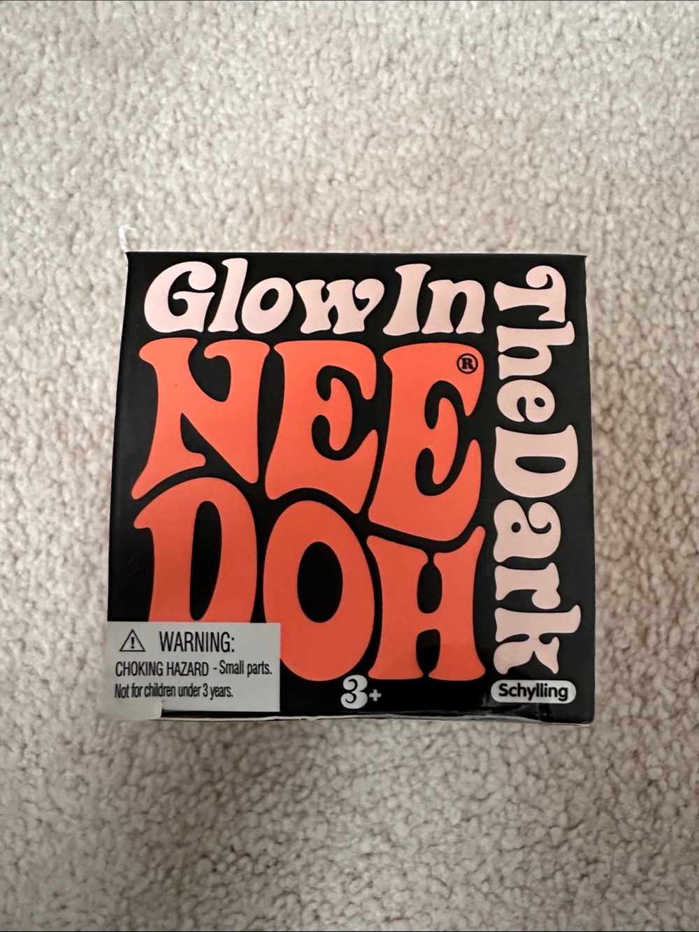 Glow In The Dark Nee Doh Wall Accent - Orange
